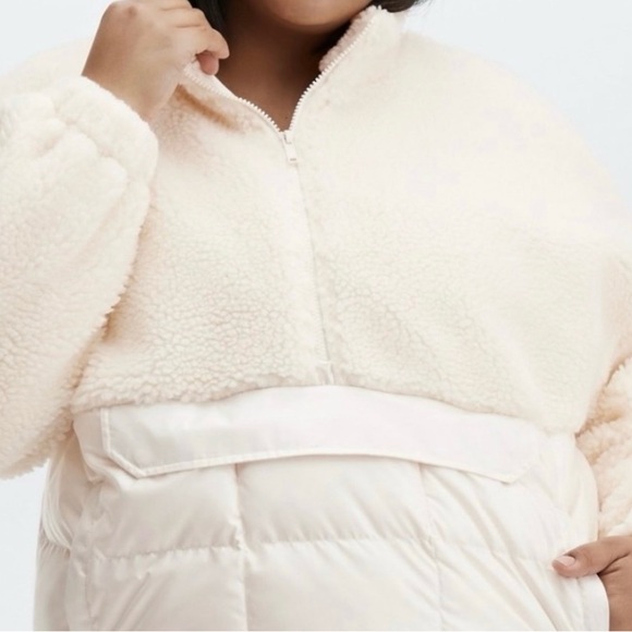 Fabletics Sherpa pull over jacket - Picture 2 of 2